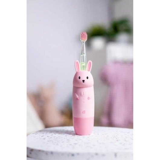 Schallzahnbürste Kinder InnoGIO GIOrabbit 4 Modi 2 Bürstenköpfe Timer