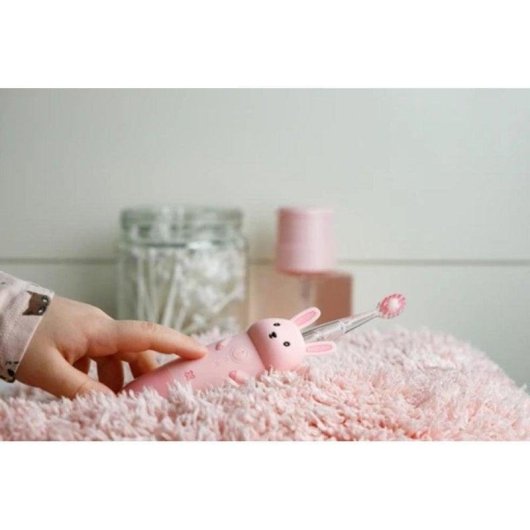 Schallzahnbürste Kinder InnoGIO GIOrabbit 4 Modi 2 Bürstenköpfe Timer