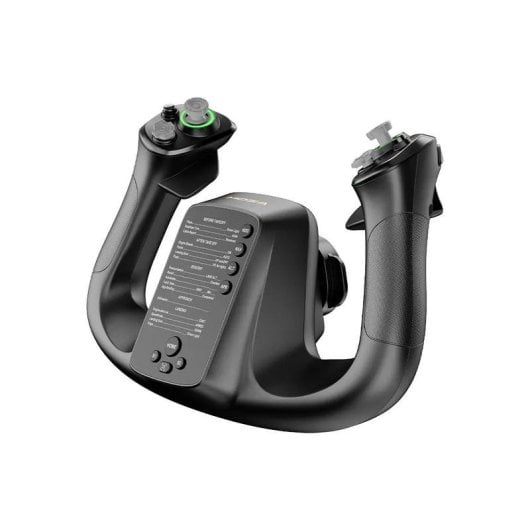 Base de vuelo Moza Racing MFY Yoke con 34 controles programables y RGB