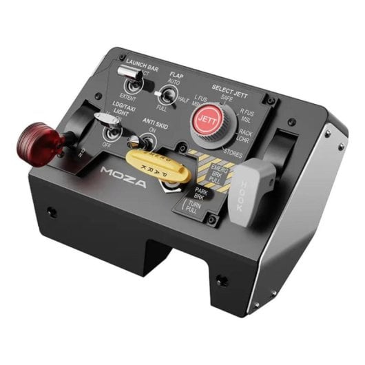 Panel de simulación Moza Racing MTLP 25 controles sensores Hall metálico