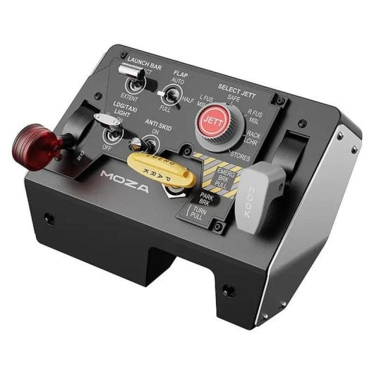 Panel de simulación Moza Racing MTLP 25 controles sensores Hall metálico