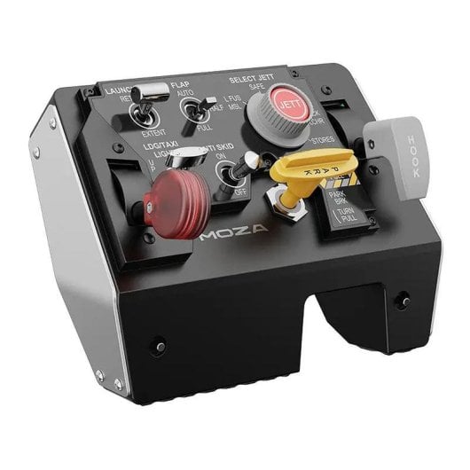 Panel de simulación Moza Racing MTLP 25 controles sensores Hall metálico