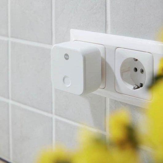 Serratura Intelligente Yale Connect WLAN-Bridge WiFi Apertura con App Compatibile con Alexa Google Assistant e Apple HomeKit