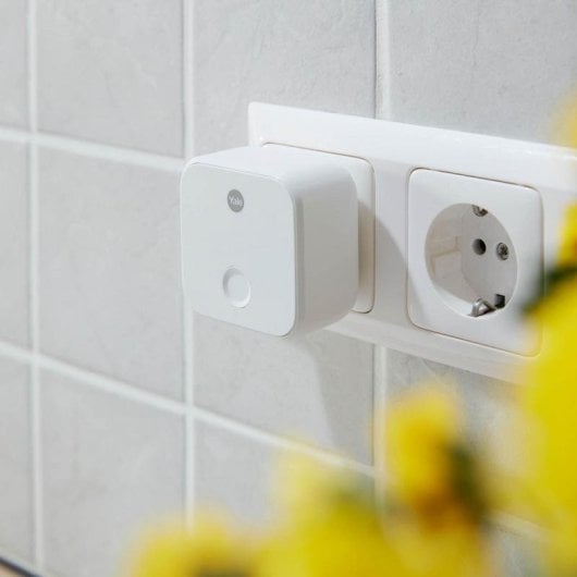 Serratura Intelligente Yale Connect WLAN-Bridge WiFi Apertura con App Compatibile con Alexa Google Assistant e Apple HomeKit