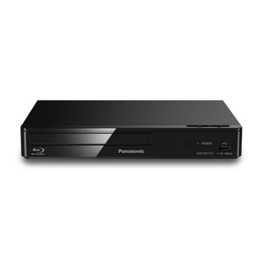 Reproductor Blu-Ray Panasonic DMP-BDT167 Full HD 3D Ethernet USB HDMI Negro
