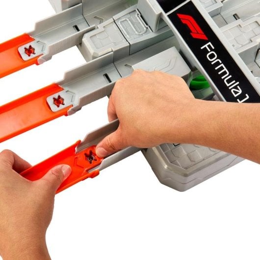 Conjunto Pista de Corrida Hot Wheels JDY16 Fórmula 1 Multicolor 3 Carros