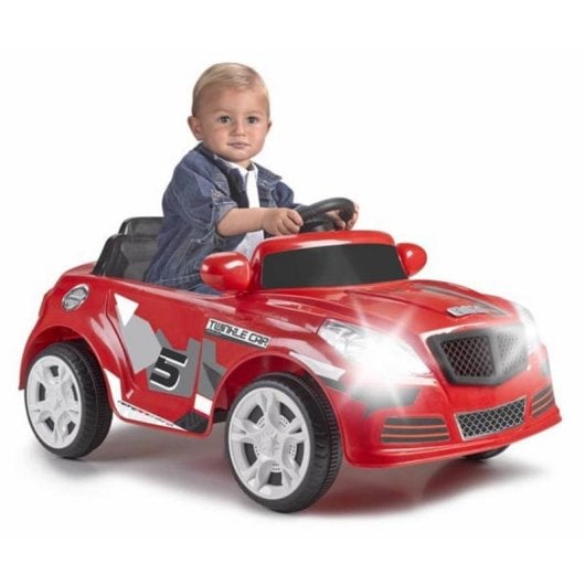 Coche eléctrico infantil FEBER Drive Rojo con mando y batería recargable