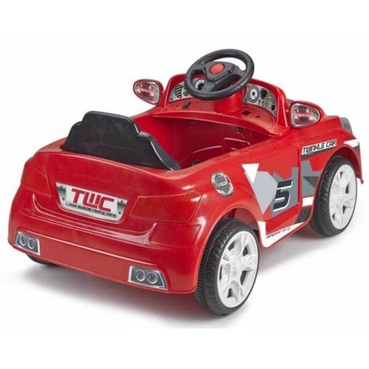 Coche eléctrico infantil FEBER Drive Rojo con mando y batería recargable