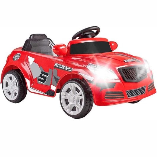 Coche eléctrico infantil FEBER Drive Rojo con mando y batería recargable