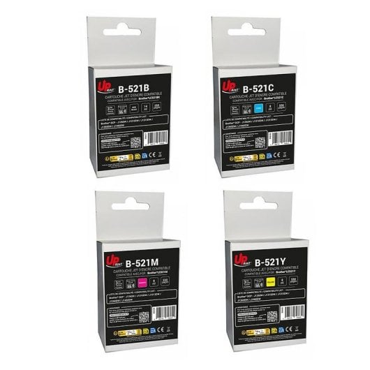 Cartouche d’encre UPrint BJ521LCP4 Multipack 4 compatibles Brother LC521 14 ml