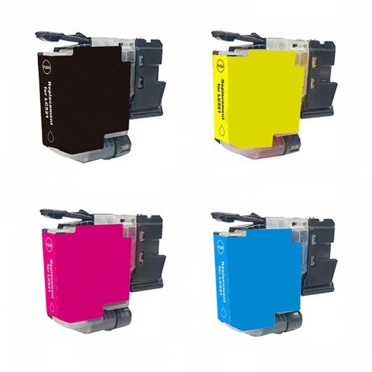 Cartouche d’encre UPrint BJ521LCP4 Multipack 4 compatibles Brother LC521 14 ml
