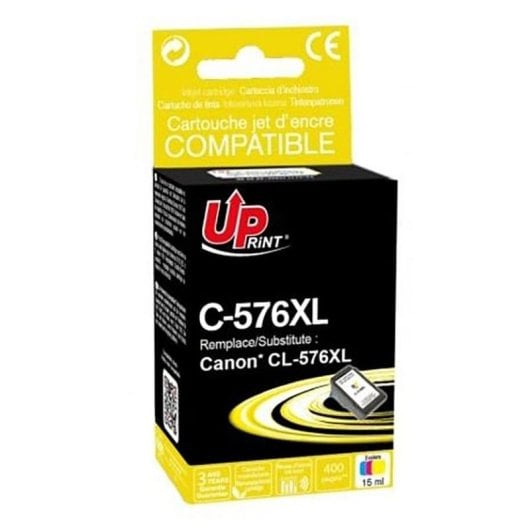 Cartouche d'encre UPrint CJ576XLCLUP Compatible Canon CL-576XL 15 ml Couleur