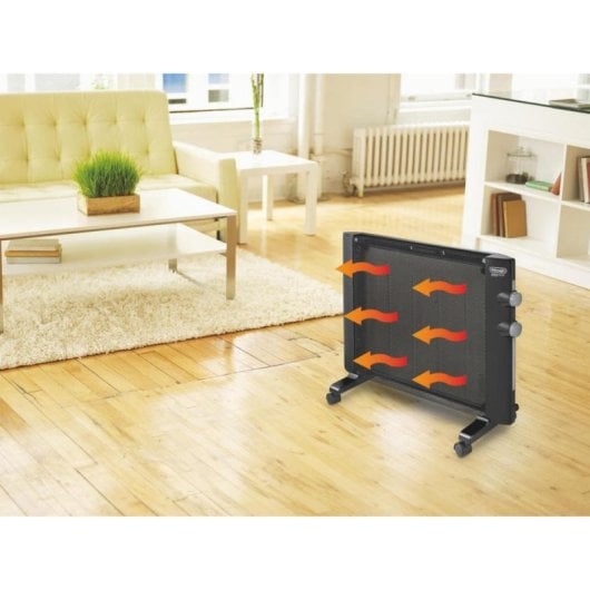 Painel Radiante DeLonghi HMP 1500W Preto Montagem Parede e Chão