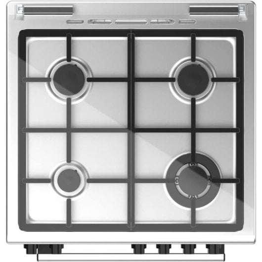Cocina independiente Taurus CIGE4FIXMF 4 quemadores gas horno multifunción inox