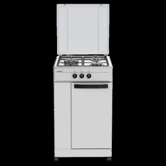 Placa de gas Infiniton CC3FB 3 zonas acero inoxidable control frontal