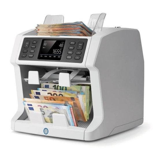 Geldzählmaschine Safescan 2985-SX 3.5" Touchscreen Mehrwährungsfähig Falschgelderkennung