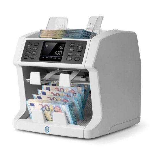 Geldzählmaschine Safescan 2985-SX 3.5" Touchscreen Mehrwährungsfähig Falschgelderkennung