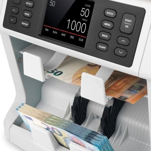 Geldzählmaschine Safescan 2985-SX 3.5" Touchscreen Mehrwährungsfähig Falschgelderkennung