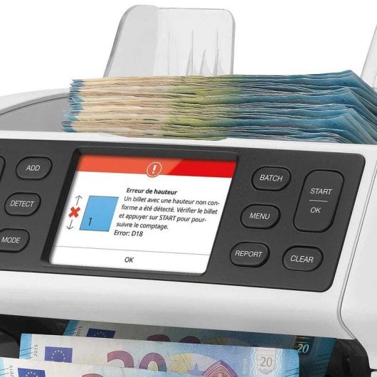 Banknotenzähler Safescan 112-0648 mit 3,5" Display, USB, Multicurrency
