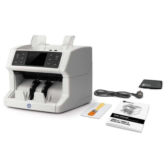 Banknotenzähler Safescan 112-0648 mit 3,5" Display, USB, Multicurrency