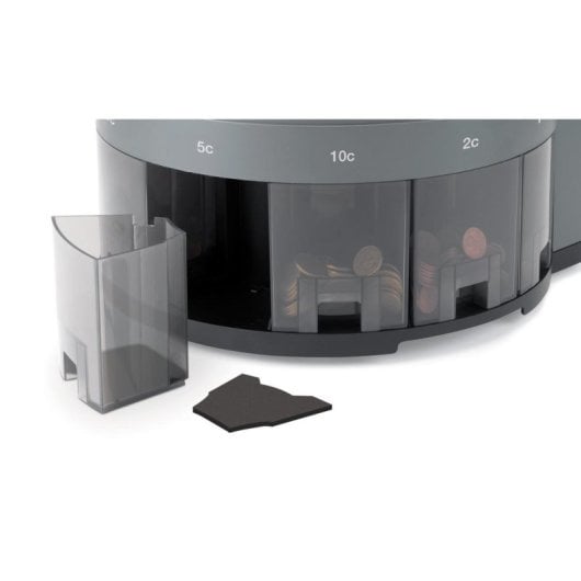 Geldzählmaschine Safescan 1450 Grau 1000 Münzen Kapazität LCD Batchfunktion