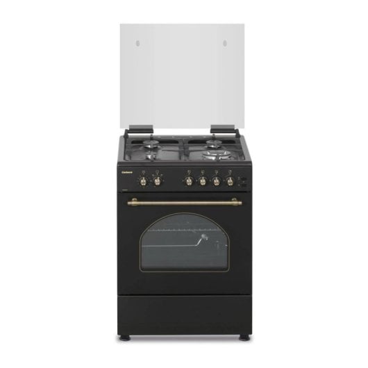 Cocina CORBERO CCSF6022NR Gas 4 Zonas Horno 55 L Negro Autoencendido