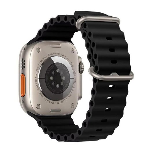 Bracelet Casyx WBD-OCN42-0001 Ocean Noir pour Apple Watch 42/49 mm