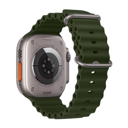 Bracelet CASYX WBD-OCN42-0002 Ocean pour Apple Watch 42 49 mm Vert