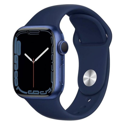Bracelet CASYX WBD-SLC42-0005 Silicone Bleu pour Apple Watch 42/49 mm