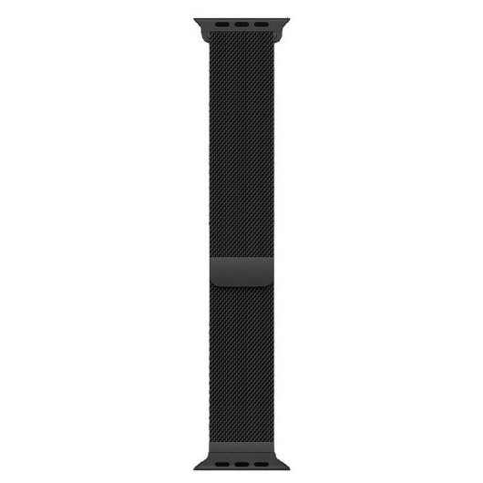 Bracelet CASYX WBD-MLN42-0002 Milanais 42/49 mm Noir pour Apple Watch