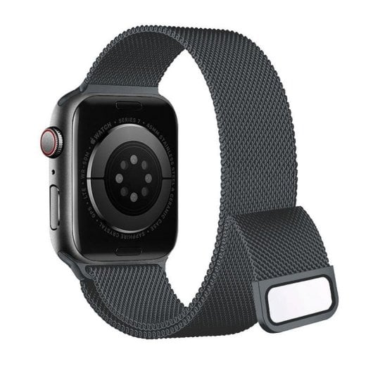 Bracelet Casyx WBD-MLN42-0005 Milanais 42 49 mm Graphite pour Apple Watch
