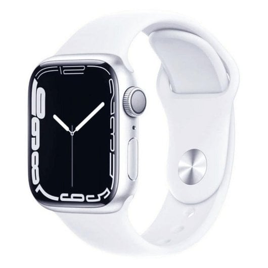 Bracelet CASYX WBD-SLC38-0003 Silicone 38 42 mm Blanc pour Apple Watch