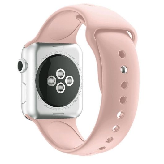 Bracelet Casyx WBD-SLC38-0004 Silicone 38 42 mm Rose Apple Watch