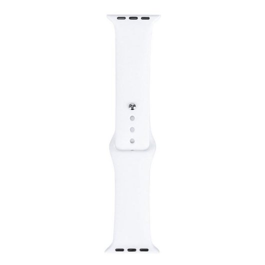 Bracelet Casyx WBD-SLC42-0003 Silicone Blanc 42 49 mm Compatibilité Apple Watch
