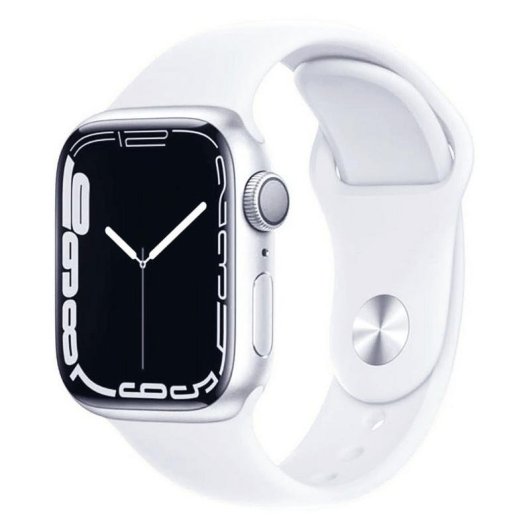 Bracelet Casyx WBD-SLC42-0003 Silicone Blanc 42 49 mm Compatibilité Apple Watch