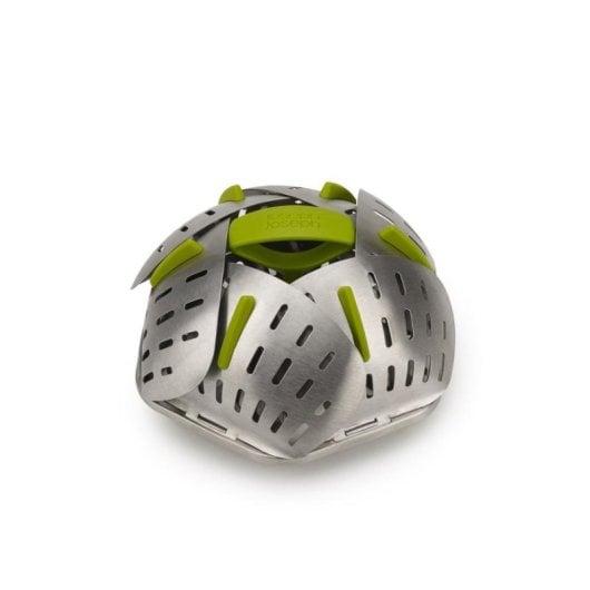 Dampfgarkorb Joseph Joseph Bloom Steel faltbar Edelstahl Silikon 16 cm Spülmaschinenfest