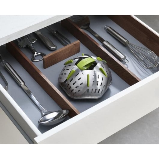 Dampfgarkorb Joseph Joseph Bloom Steel faltbar Edelstahl Silikon 16 cm Spülmaschinenfest