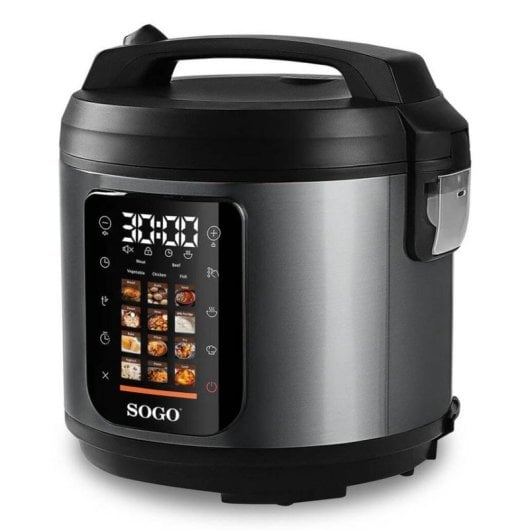 Olla Multifunção SOGO OLL-SS-10615 5L 900W Inox Painel Touch 14 Programas