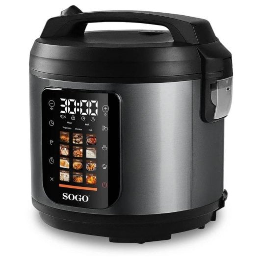 Olla Multifunção SOGO OLL-SS-10615 5L 900W Inox Painel Touch 14 Programas