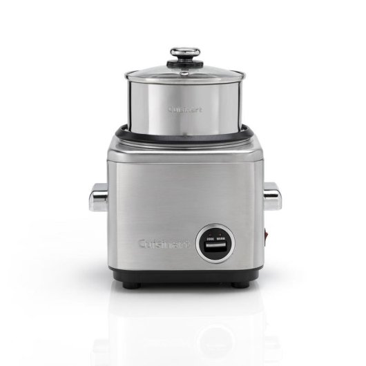 Arrocera Cuisinart CRC-400 Inox 0,8L 450W Vassoio Vapore Funzione Mantenere Caldo