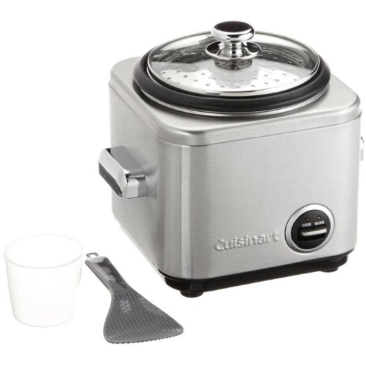 Arrocera Cuisinart CRC-400 Inox 0,8L 450W Vassoio Vapore Funzione Mantenere Caldo