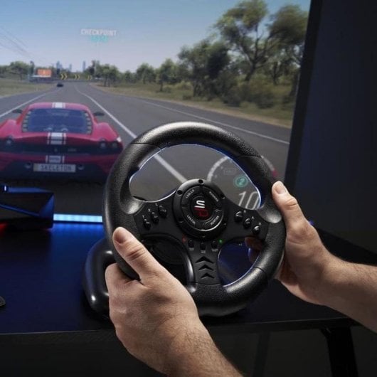 Volante SUBSONIC SA5426-NG Multiplataforma 180° Force Feedback USB Negro