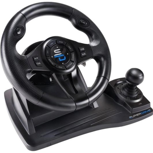 Volant SUBSONIC GS550 Simulation avec pédales et levier, 270°, multiplateforme