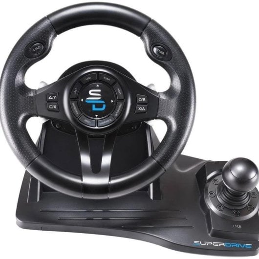 Volant SUBSONIC GS550 Simulation avec pédales et levier, 270°, multiplateforme