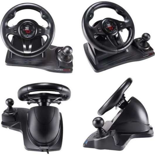 Volant SUBSONIC GS550 Simulation avec pédales et levier, 270°, multiplateforme