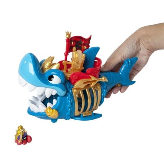 Figura Piratix Magic Box King Shark Capitán Hermitt articulada multicolor
