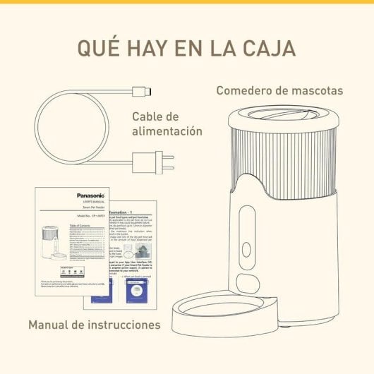 Comedouro Automático Panasonic CP-JNF01CW 2,8L Inox Wi-Fi Branco