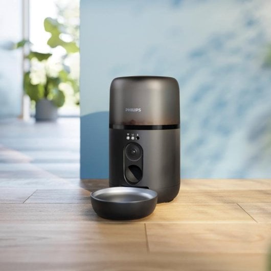 Comedouro Inteligente Philips PAW5320/02 com Câmara Wi-Fi 4,5L Áudio HD