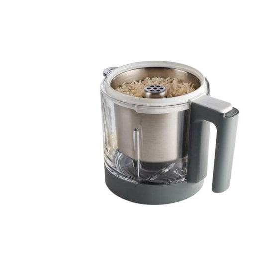 Cuiseur à pâtes BEABA 912682 inox blanc 750 ml poignée ergonomique