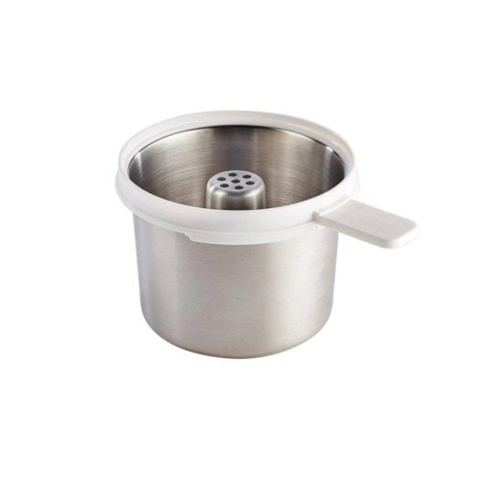 Cuiseur à pâtes BEABA 912682 inox blanc 750 ml poignée ergonomique